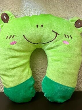 Frog Travel Neck Pillow Plush